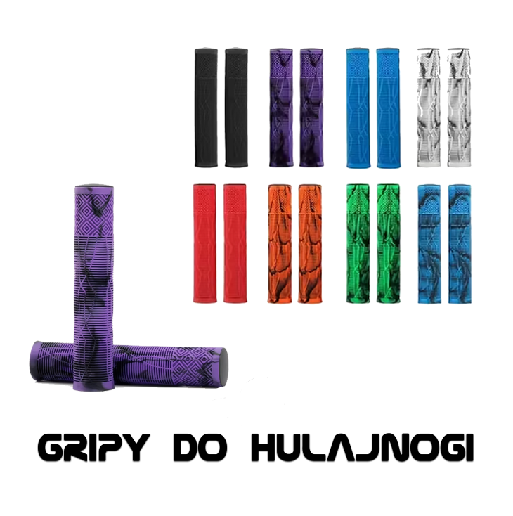 Gripy kolorowe do hulajnogi elektrycznej