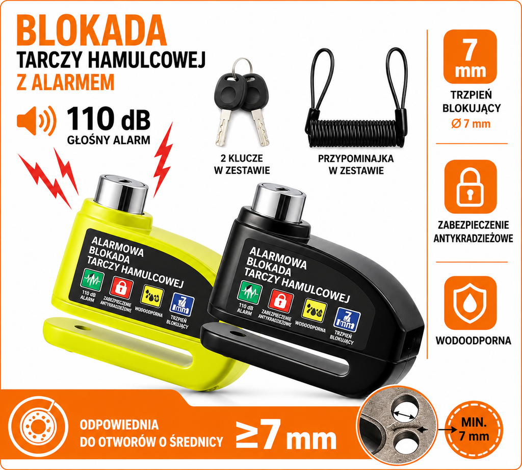 Blokada Alarmowa na Hulajnoge elektryczną