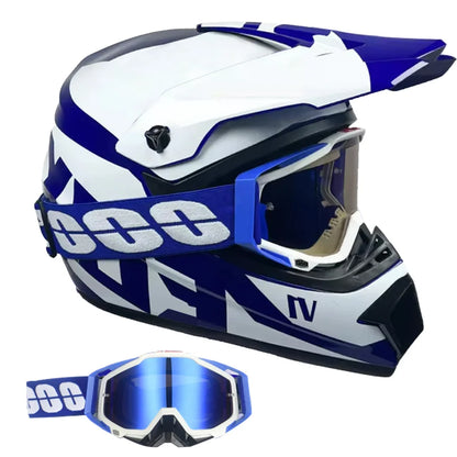 Full Face Kask + Gogle