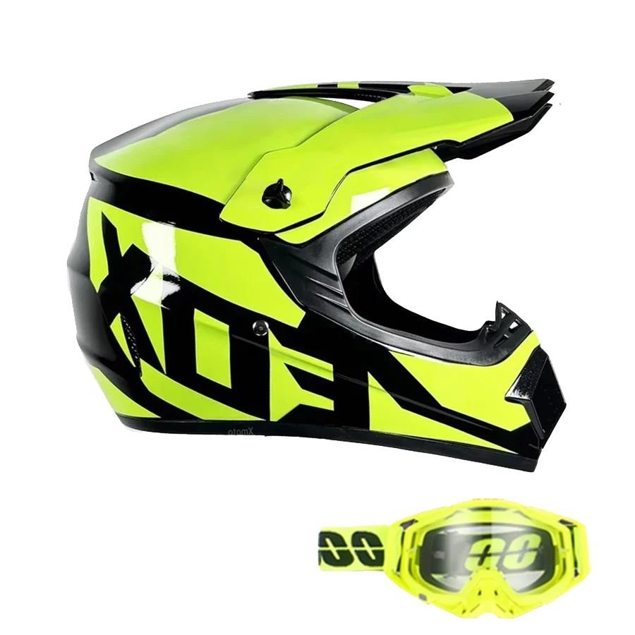 Full Face Kask + Gogle