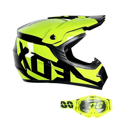 Full Face Kask + Gogle