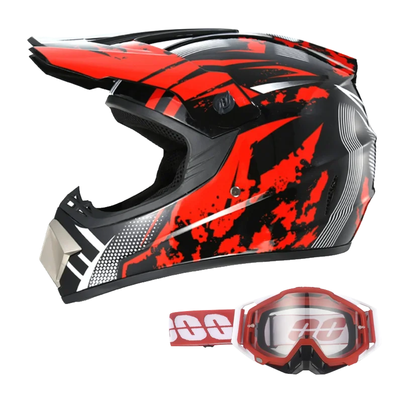 Full Face Kask + Gogle