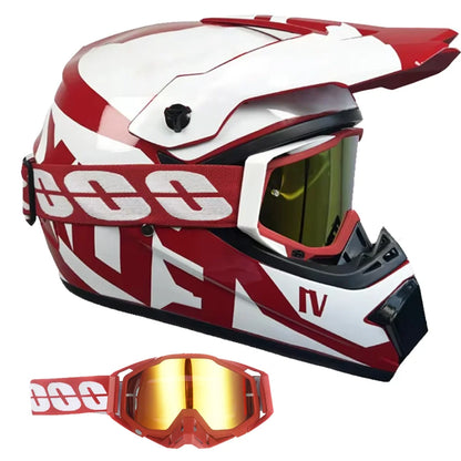 Full Face Kask + Gogle