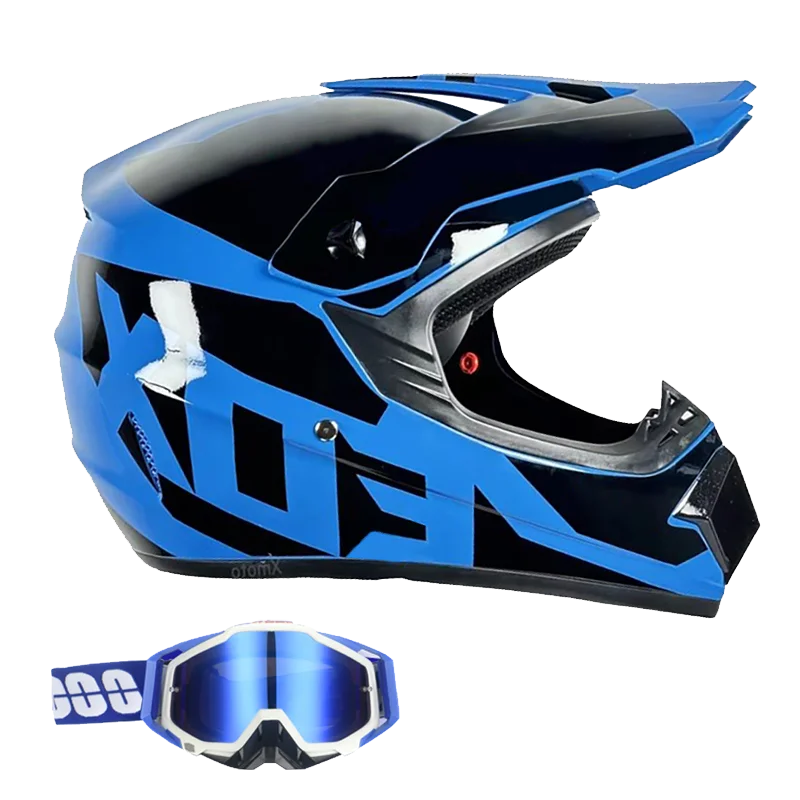 Full Face Kask + Gogle