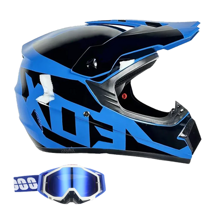 Full Face Kask + Gogle