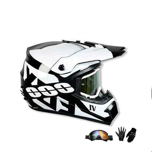 Full Face Kask + Gogle