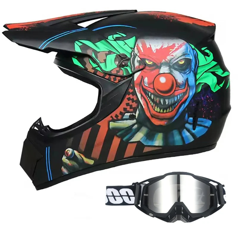 Full Face Kask + Gogle