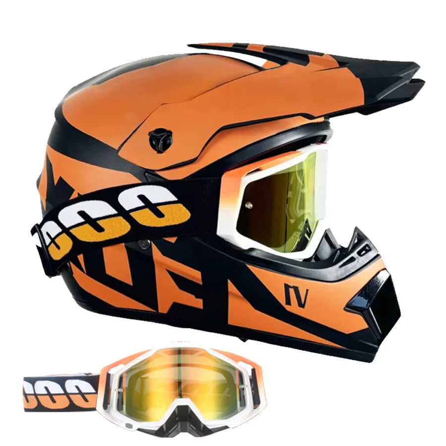 Full Face Kask + Gogle