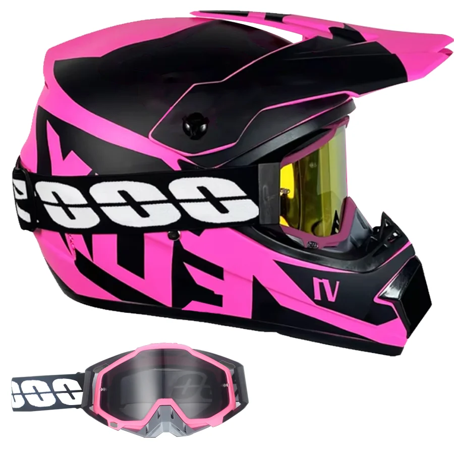 Full Face Kask + Gogle