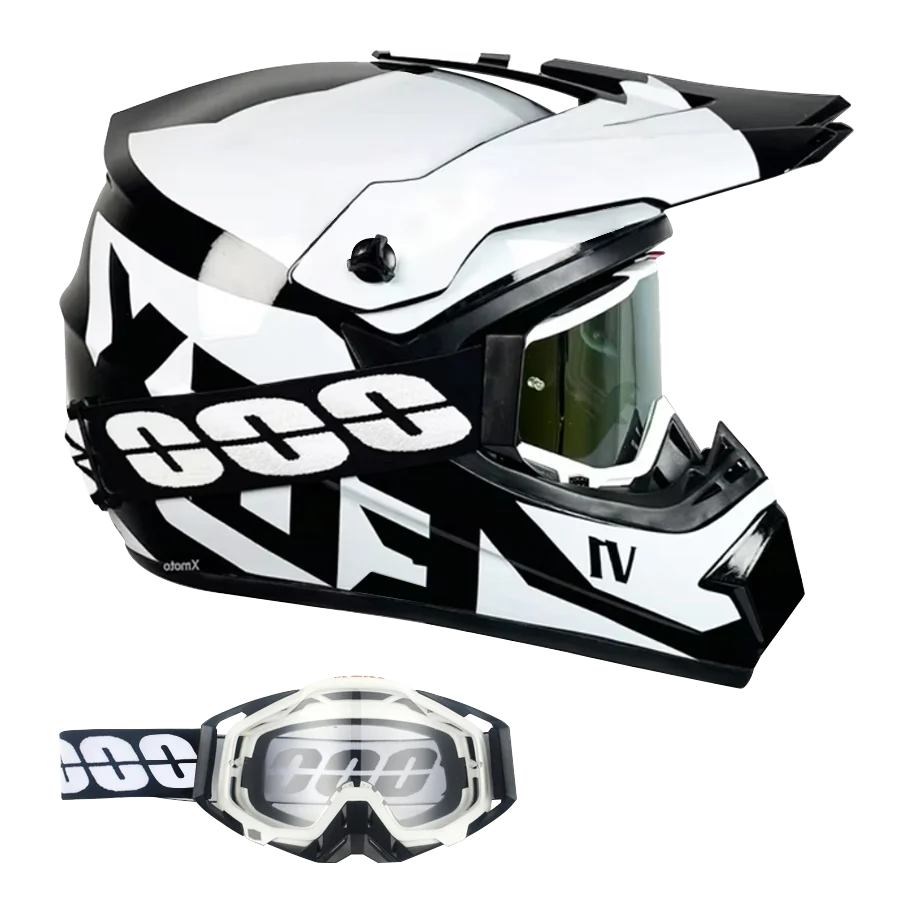 Full Face Kask + Gogle