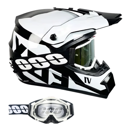 Full Face Kask + Gogle