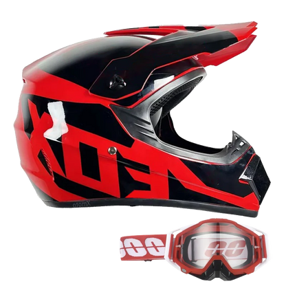 Full Face Kask + Gogle